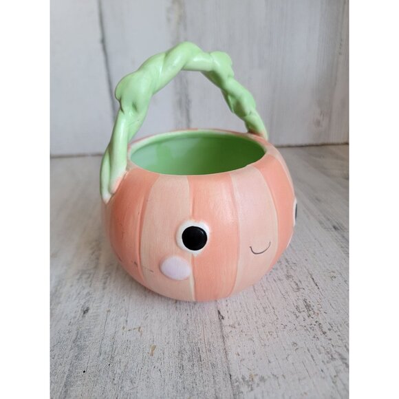 Holiday home cute little pumpkin‎ face ceramic home decor Halloween - Picture 2 of 8